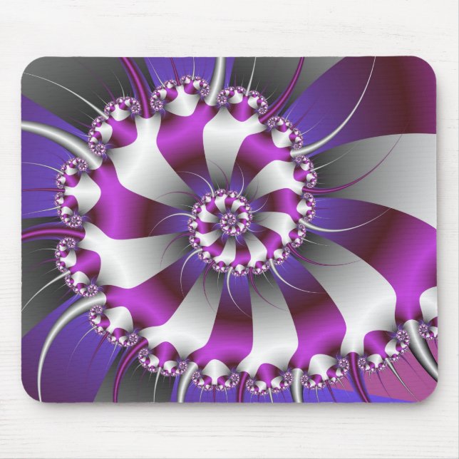 Snail Shell Fractal Mousepad (Front)