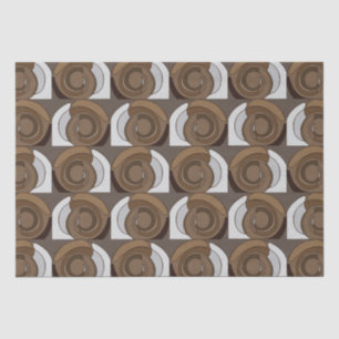 Snail Shells Abstract Pattern Tissue Paper