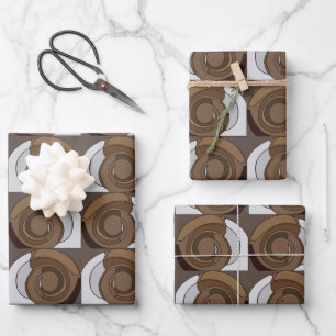 Snail Shells Wrapping Paper Sheet