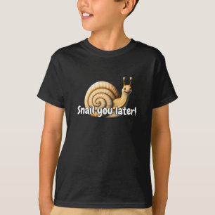 Snail Shirt Fun Cool Unique Best Stylish for Kids