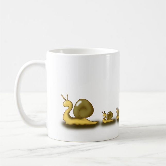 Snail Slow Life Coffee Mug (Left)