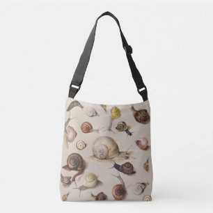 Snail Slug Garden Pet Gastropod Botanical Snails Crossbody Bag