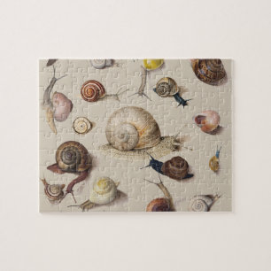 Snail Slug Garden Pet Gastropod Botanical Snails Jigsaw Puzzle