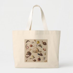 Snail Slug Garden Pet Gastropod Botanical Snails Large Tote Bag