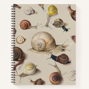 Snail Slug Garden Pet Gastropod Botanical Snails Notebook