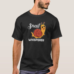 Snail   Snail Present  Snail Whisperer T-Shirt
