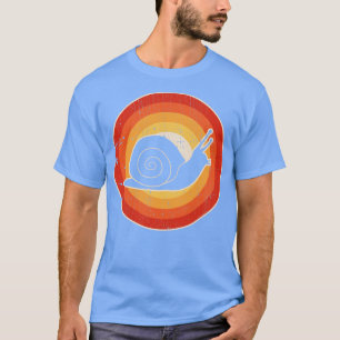 Snail Sunset Retro for Men Women Boys Girls Kids B T-Shirt