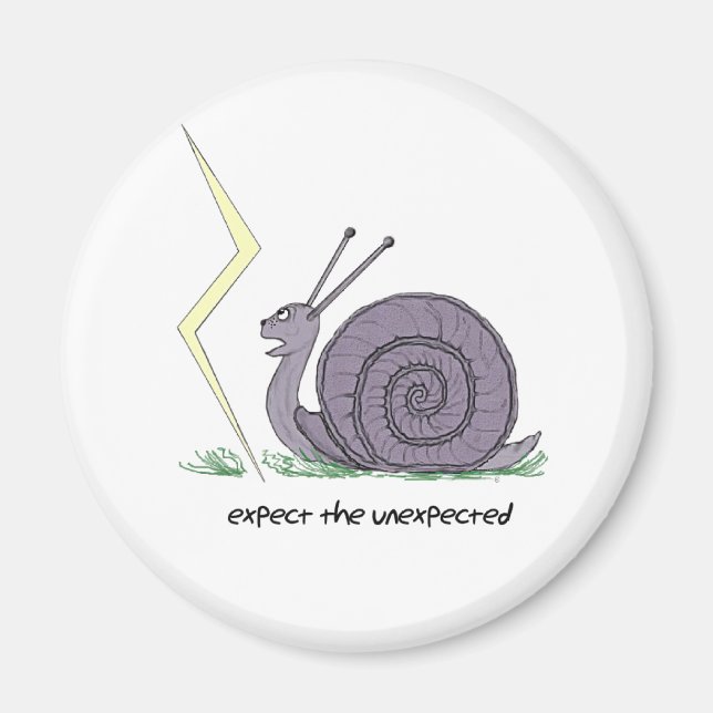 Snail Surprised Magnet (Front)