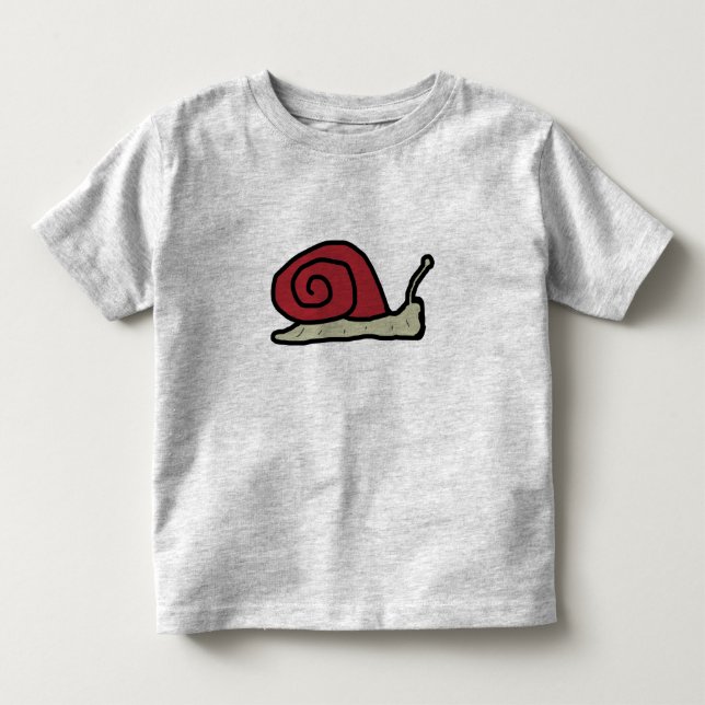 Snail Toddler T-Shirt (Front)