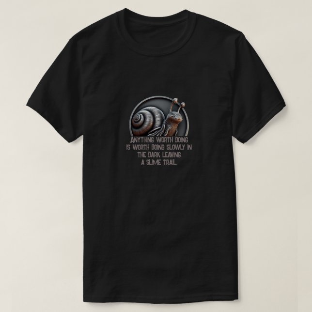 Snail Trail T-Shirt (Design Front)