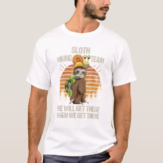 Snail Turtle Hiking Team T-Shirt