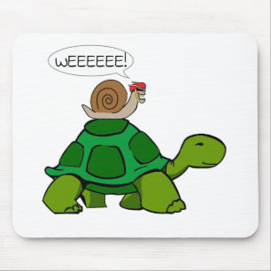 Snail & Turtle - Turbo Duo Mouse Mat