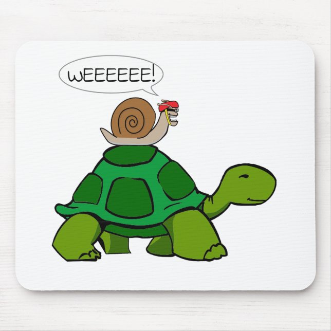 Snail & Turtle - Turbo Duo Mouse Mat (Front)