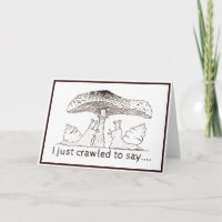 Snail valentine card