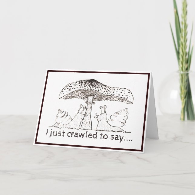 Snail valentine card (Front)