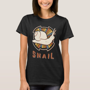 Snail Vintage Classic Retro Animal Love T-Shirt