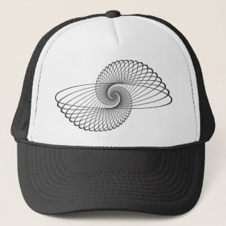 Snail vortex trucker hat