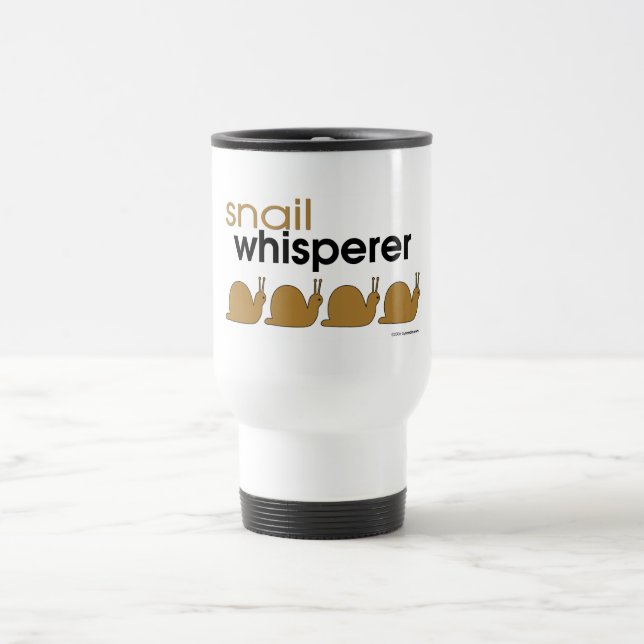 Snail Whisperer Travel Mug (Center)