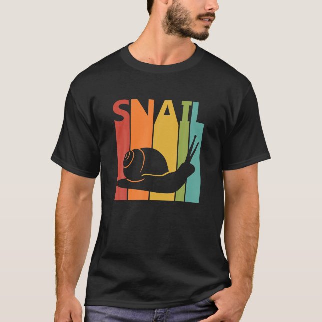 Snail , Wild Animal Snail T Christmas Gift T-Shirt (Front)