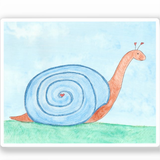 Snail With a Blue Shell (Front)