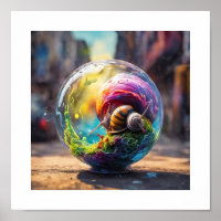 Snail World Poster