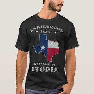 Snailbrook Texas City of Utopia Along the Colorad T-Shirt