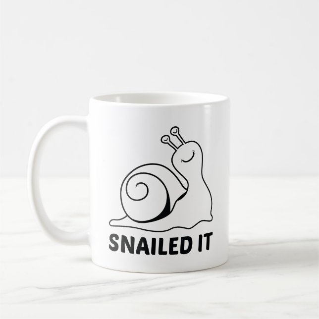 Snailed It Coffee Mug (Left)