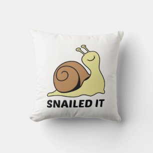 Snailed It Cushion
