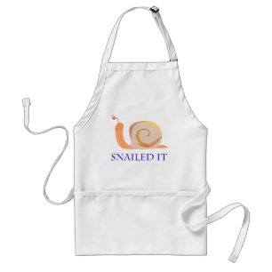 Snailed It Standard Apron