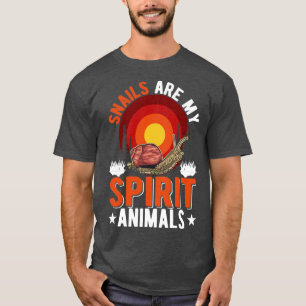 Snails Are My Spirit Animals Snail3 T-Shirt