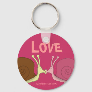Snails In Love Keychain