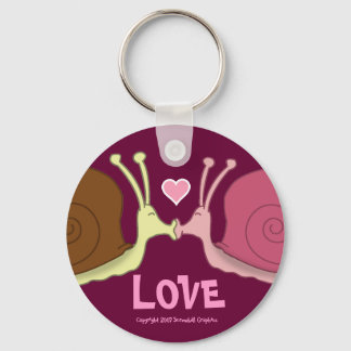 Snails In Love Keychain