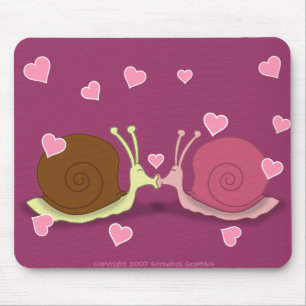 Snails In Love Mousepad