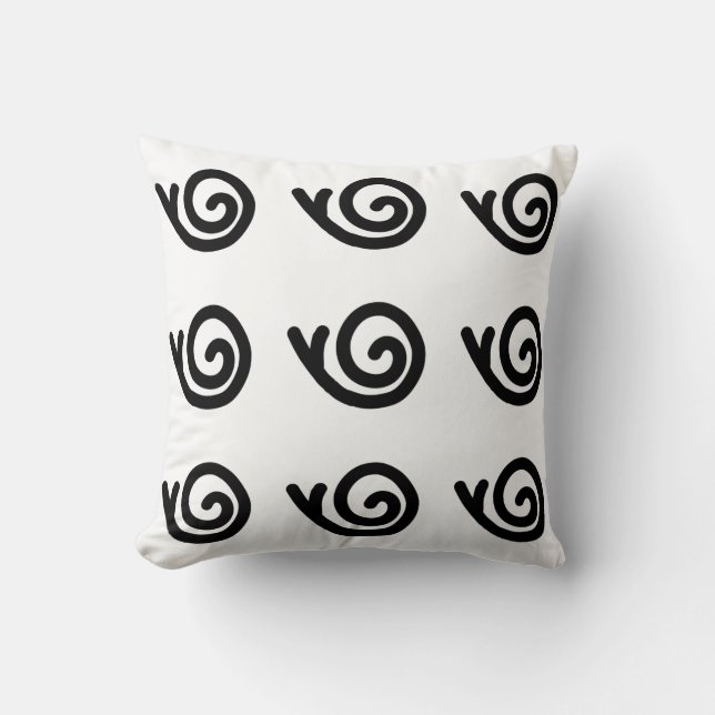 Snailz Collection - Bright Contrast Cushion (Front)