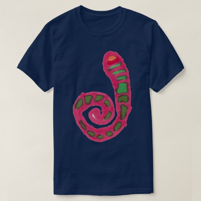 Snake 24  T-Shirt (Design Front)