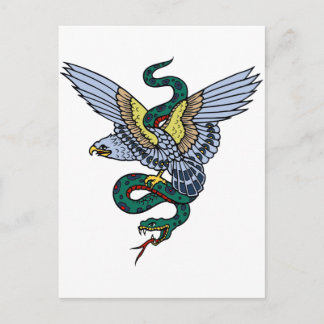 Snake and Eagle Postcard