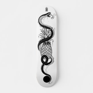 Snake and pineapple skateboard