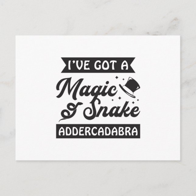 Snake Animal Lover Reptile Snakers Cobra Pet Gift Postcard (Front)