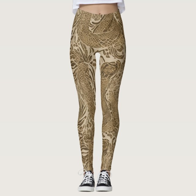 Snake Animal Print Legging (Front)