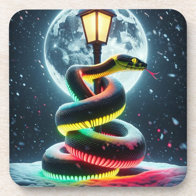 Snake Art Coaster (Front)