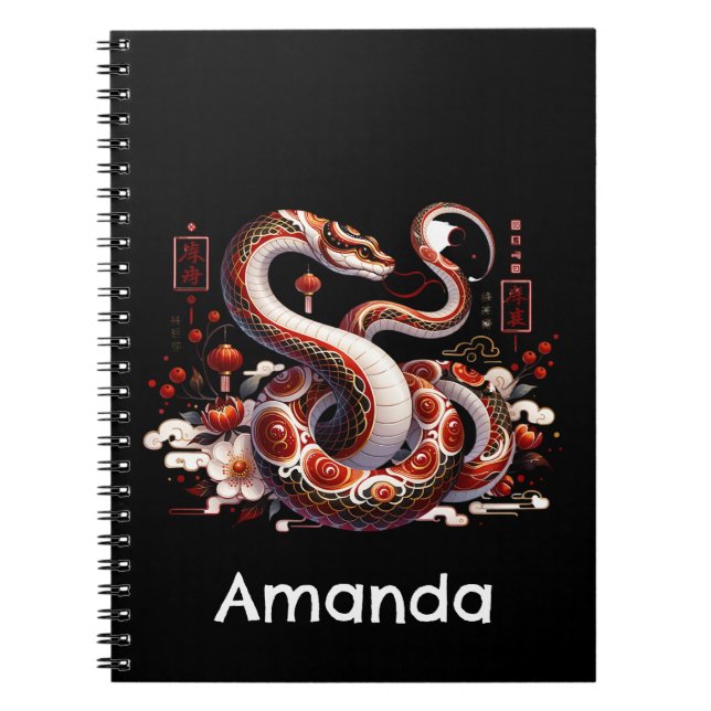 Snake Art Notebook (Front)