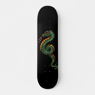 Snake Art Snakes                                   Skateboard