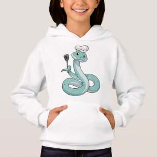 Snake as Cook with Chef hat