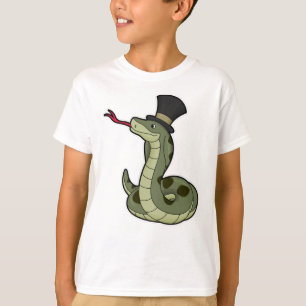 Snake as Gentleman & Hat T-Shirt