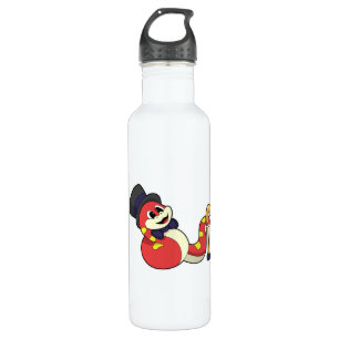 Snake as Groom with Hat 710 Ml Water Bottle