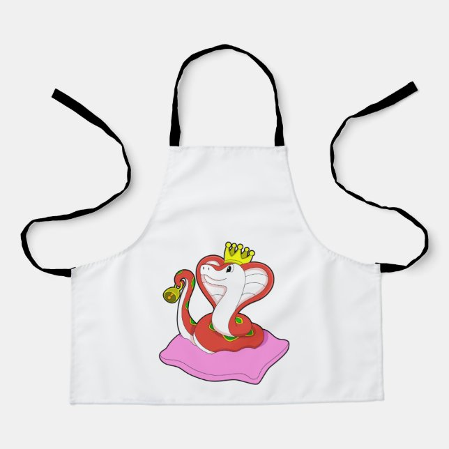 Snake as King with Crown Apron (Front)
