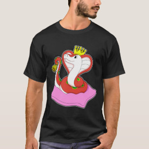 Snake as King with Crown T-Shirt