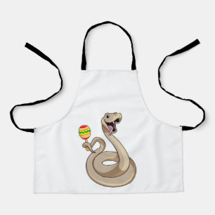 Snake as Musician with Maracas Apron