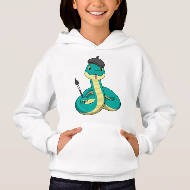 Snake as Painter with Paint brush (Front)