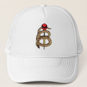 Snake at Darts with Dart Trucker Hat